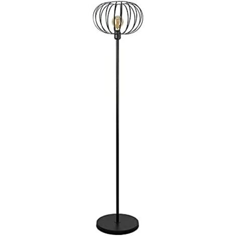 edm-product 32122 E27 Stehlampe Schwarz 35x35x150 cm