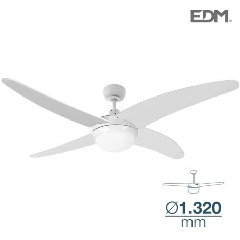 edm-product Caspio Deckenventilator Weiß 60W