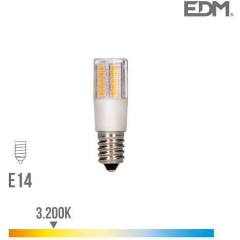 EDM Röhrenförmige LED-Glühbirne E14 5,5 W 650 lm 3000 K warmes Licht Ø1,8 x 5,7 cm