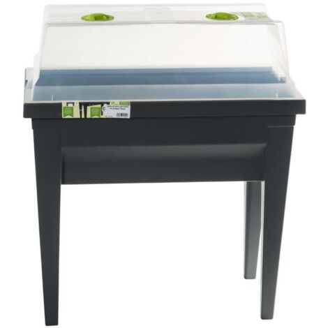 edm Serre de table polypropylène noir 80 x 40 cm