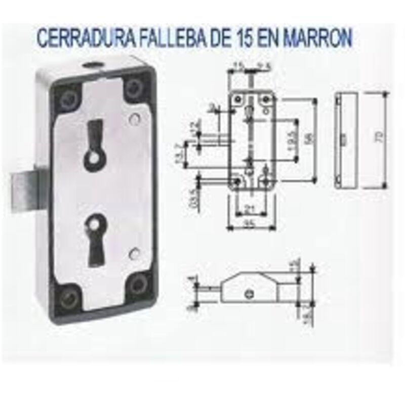

Lim Cerradura 1503 Mueble Falleba Redon.Sobr.Marr.