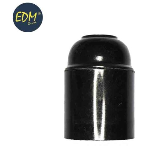 edm Verstärkter Schwarz E27 Lampensockel
