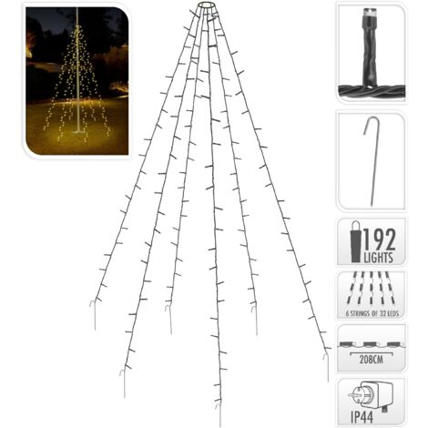 EDM Weihnachts-Lichterbaum - 192 LEDs - 71714