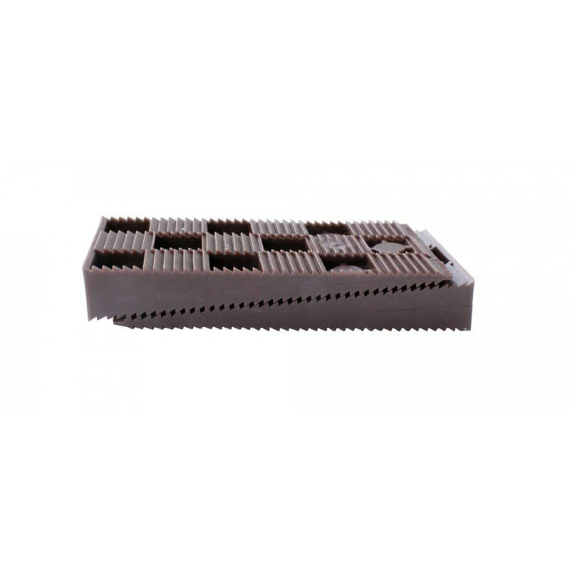 

Cuña dentada 90 x 45 x 15 mm marrón en cartón, 100 piezas - 188555 - Edma