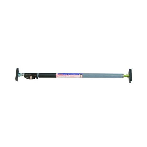 Edma – Etai 3ème main petit modèle 74,5 - 125 cm – Support 60 kg à 90° – Platines articulées pour plaques de plâtre – Flexibilité d'utilisation