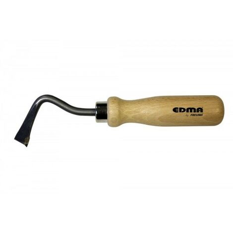 Edma – Griffe à zinc et stratifié – Pointe en carbure de tungstène ultra-résistante – Longueur 215 mm – Outil professionnel pour découpage précis
