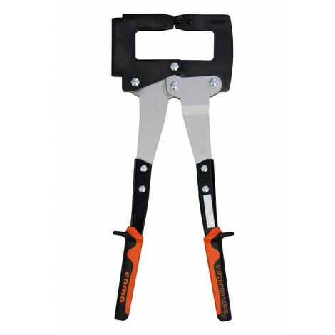 Edma – Pince à sertir pour montants dos à dos – Grande ouverture pour sertir 90 mm – Capacité 1 + 1 mm – 60355