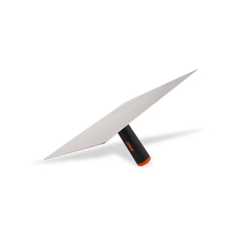 Edma – Platoir à enduit 330 x 330 mm – Aluminium strié pour maintien optimal – Poignée ergonomique avec mousse néoprène