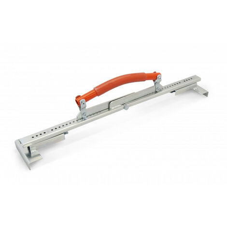 Edma – Porte dalle réglable 280 à 665 mm – Charge max 25Kg – Pour béton et bois – Système de réglage rapide – Épaisseur pince 3,5 mm
