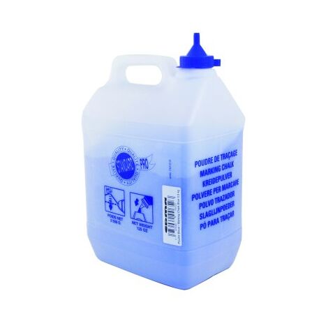 Edma – Poudre à tracer bleue 3500 g – Marquage précis sur surfaces variées – Visibilité optimale pour projets professionnels
