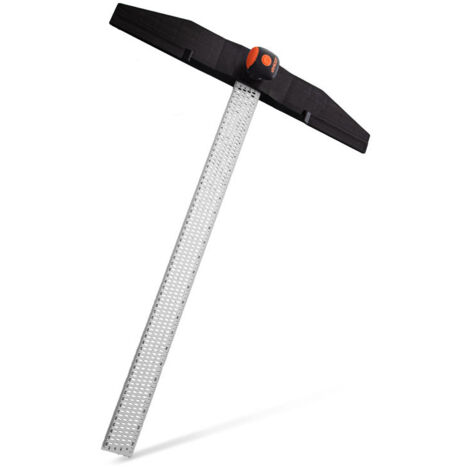 Edma – Règle à découper plaque de plâtre 62 cm – Coupe nette sans éclat – S'utilise avec tous types de cutters – 163155