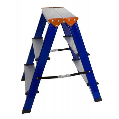 Edma - Scaletta a 3 gradini, altezza massima 59 cm - 260255