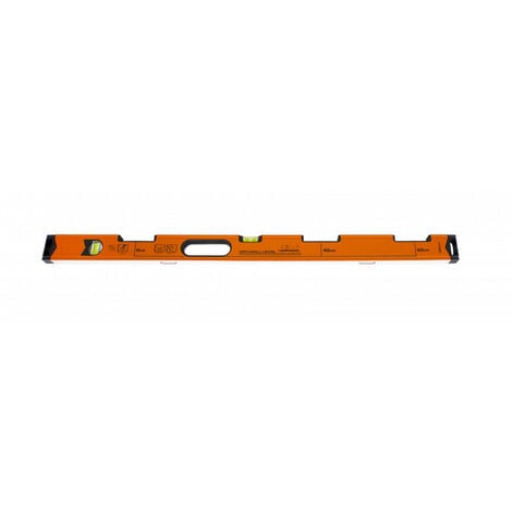Edma - Wasserwaage 90 cm 2 Libellen mit magnetischen Kerben XL - 175455