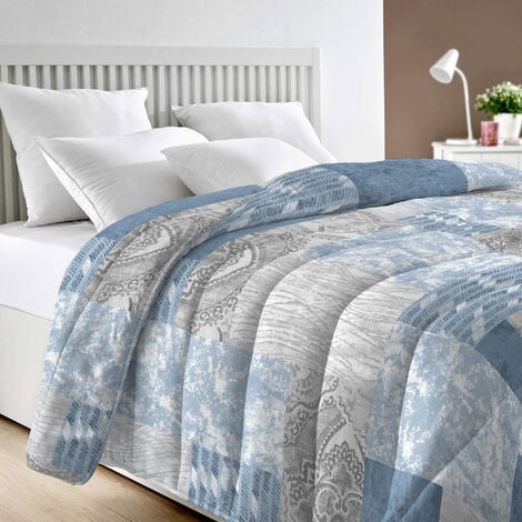 Piumino Interno Singolo Quattro Stagioni Trapuntato Bianco