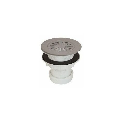 Edouard Rousseau – Bonde de douche inox 60mm – Évacuation rapide – Acier inoxydable durable – Installation simple sur receveurs compatibles