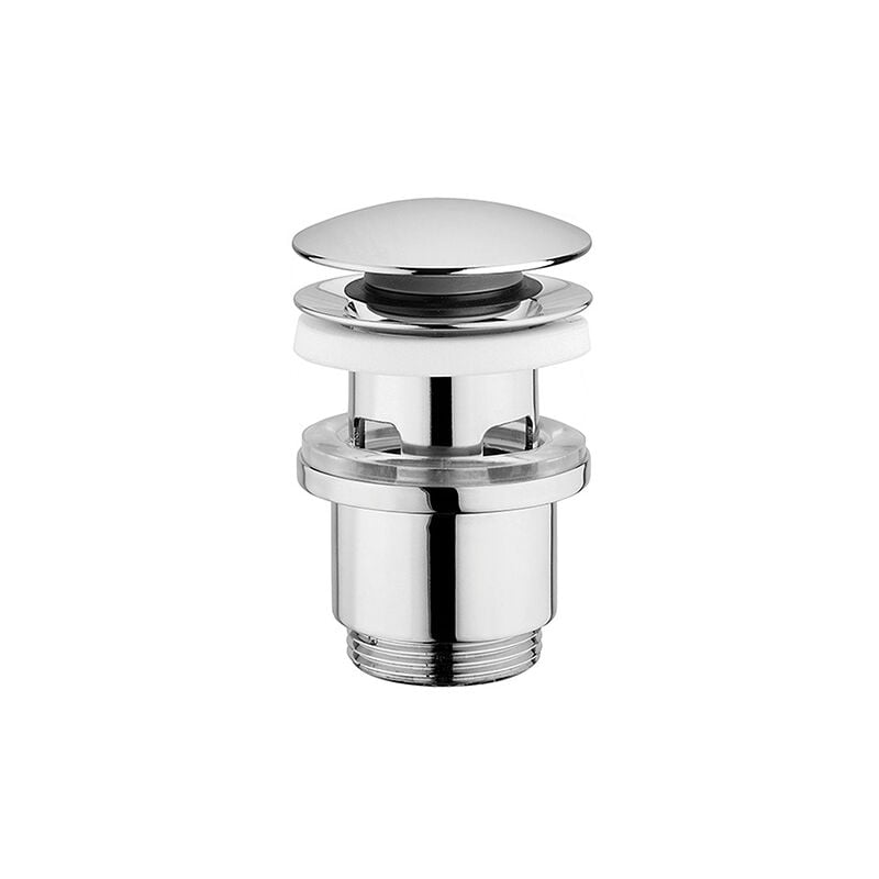 Edouard Rousseau - Bonde de Lavabo Clic-Clac avec trop plein - Chromé