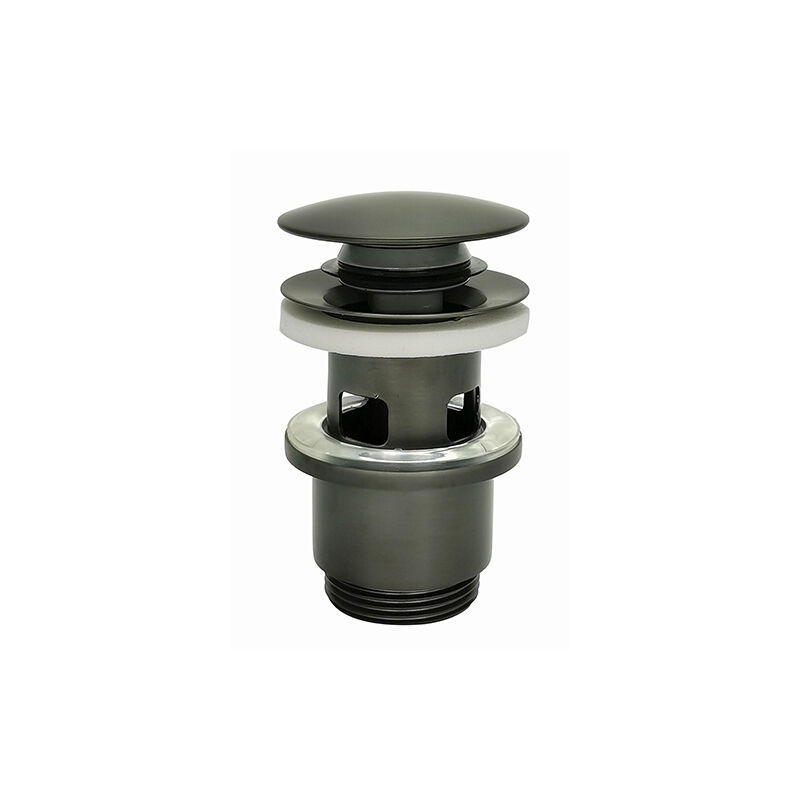 Edouard Rousseau - Bonde de Lavabo Clic-Clac avec trop plein - Graphite Mat