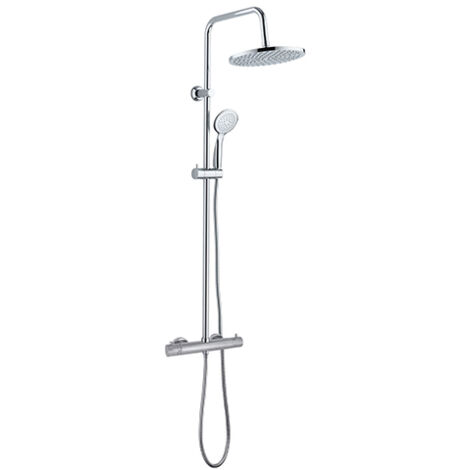 Edouard Rousseau - Colonne de douche avec robinetterie MIHANÉ - Certifié NF - Chromé