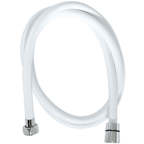 Edouard Rousseau -Flexible de douche PVC LISSE - 1.5M - Blanc