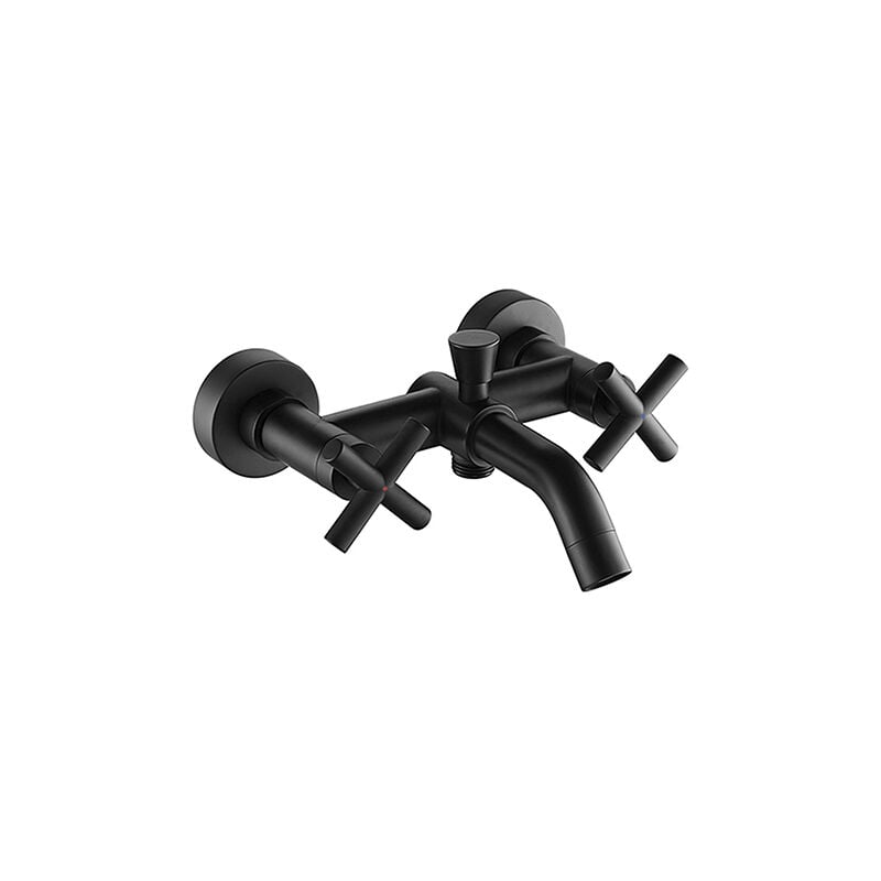 Mélangeur Bain-Douche nanka - Noir - Edouard Rousseau