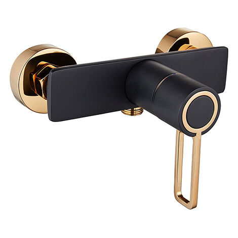 Edouard Rousseau - Mitigeur DOUCHE ESTIC - Noir / Rose Gold