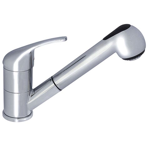 Edouard Rousseau - Mitigeur Evier BAGO - Douchette Extractible 2 Jets - Chromé