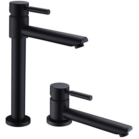 Edouard Rousseau - Mitigeur Evier Encastrable DOVERSCOPE - Noir