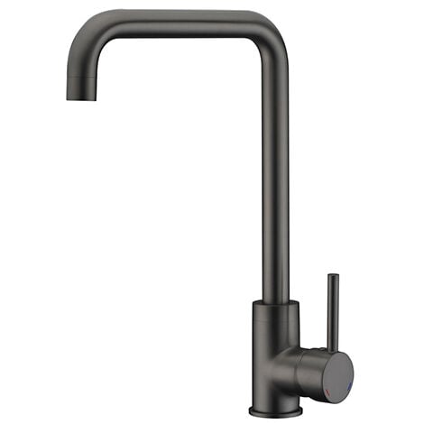 EDOUARD ROUSSEAU ROUSSEAU Robinet mitigeur de cuisine Kiloo - Sans douchette - Gris graphite