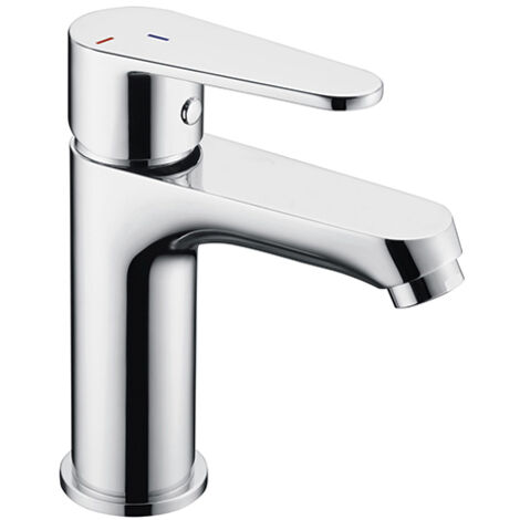 Edouard Rousseau - Mitigeur Lavabo BAROS - Chromé - Aérateur 6 L/min - Vidage Clic-Clac