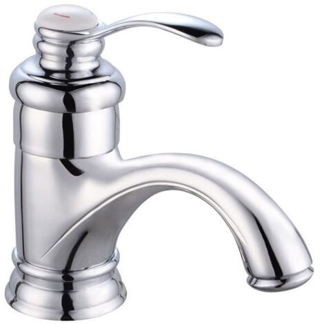 Edouard Rousseau – Mitigeur lavabo BYRON chromé – Mécanisme cartouche céramique Ø 40 mm – Bec fixe – Hauteur totale 150 mm – Installation facile sur lavabo standard