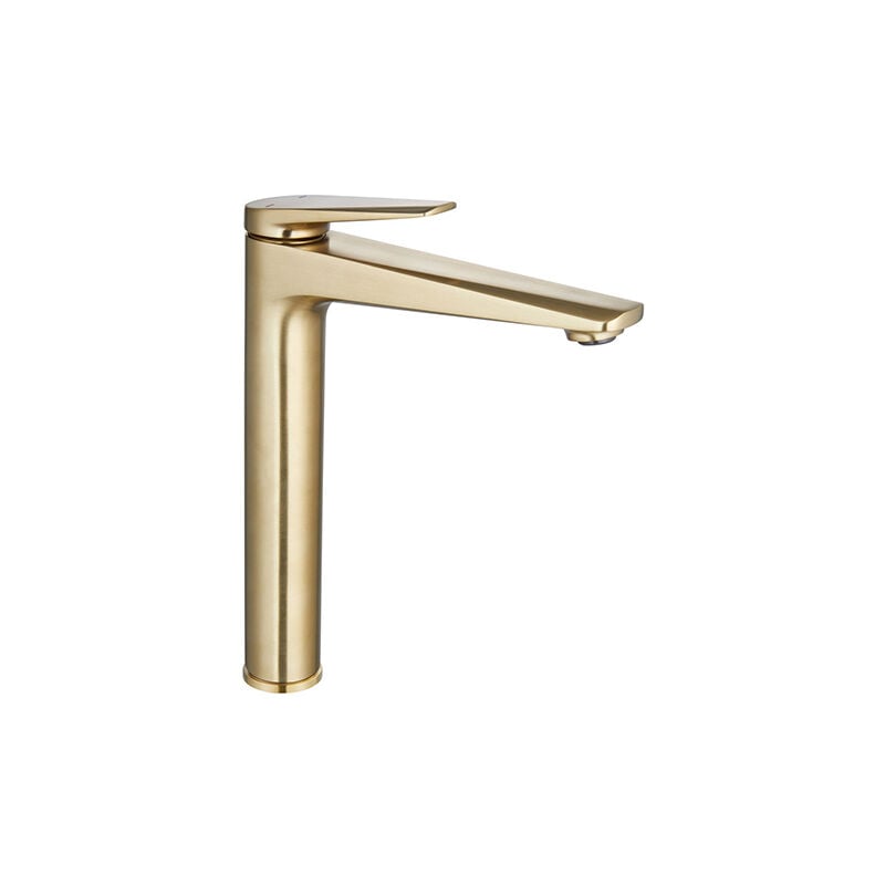 Edouard Rousseau - Mitigeur Lavabo gloss haut - Laiton Brossé