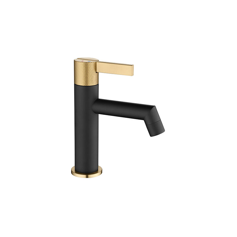 Edouard Rousseau - Mitigeur Lavabo milo - Noir / Laiton Brossé