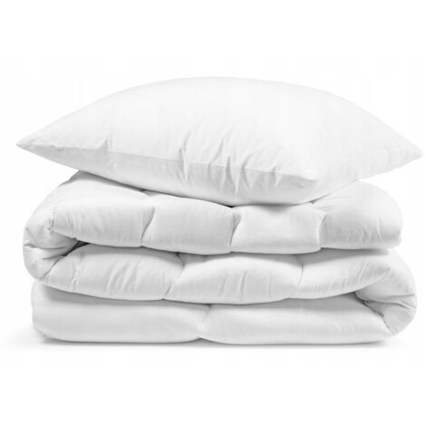 Edred贸n n贸rdico de verano antial茅rgico de 140 x 200 cm y almohada de 50 x 60 cm. POLONIA ligero