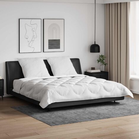 Edredón con almohadas 3 pcs Microfibra y Pluma de Oca