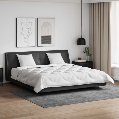 Edredón con almohadas 3 pcs Microfibra y Pluma de Oca