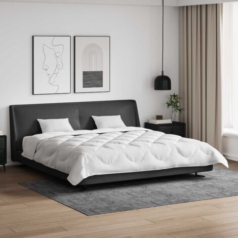 Edredón con almohadas 3 pcs Microfibra y Pluma de Oca