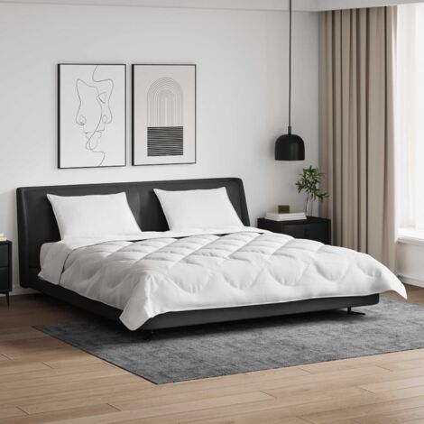 Edredón con almohadas 3 pcs Microfibra y Pluma de Oca
