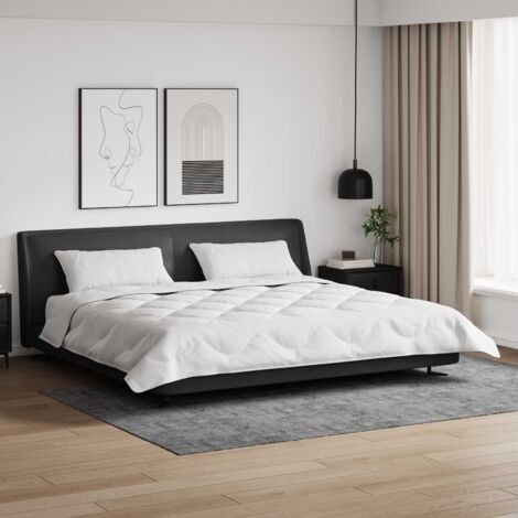 Edredón con almohadas 3 pcs Microfibra y Plumas de Pato