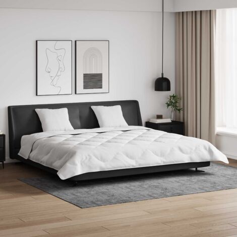 Edredón con almohadas 3 pcs Microfibra y Plumas de Pato