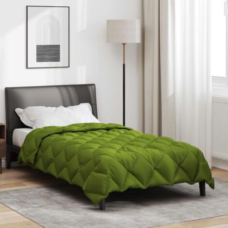 Edredón de Invierno Verde 140 x 200 cm Microfibra