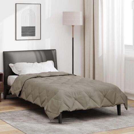Edredón de Verano Gris Claro 200 x 140 cm Microfibra