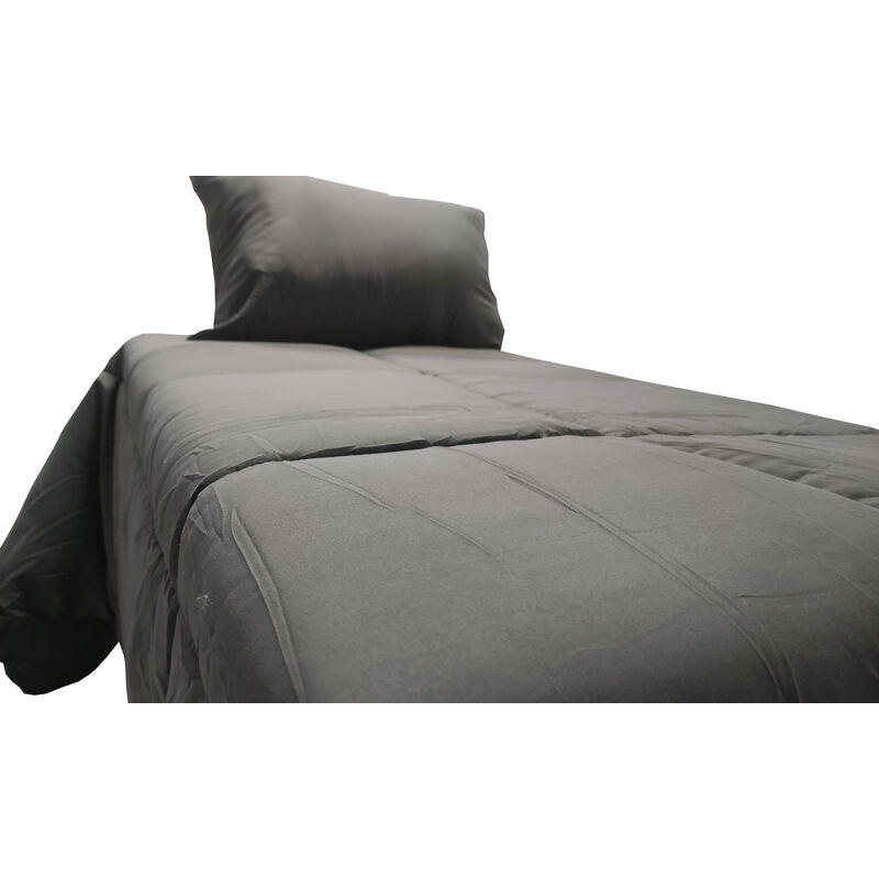 

Comercial Candela Felpudos Y Alfombras - EDREDON GRIS OSCURO CAMA 135CM