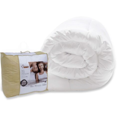 Edredón Nórdico Himalaya 400 Gr Color Blanco 240x220 Para Cama Doble 135 cm Transpirable Alto Gramaje