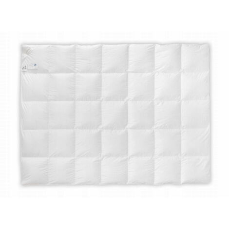 Edredón Plumón de Ganso 70% 220x200 Basic Plus 2500g PREMIUM blanco Cálido