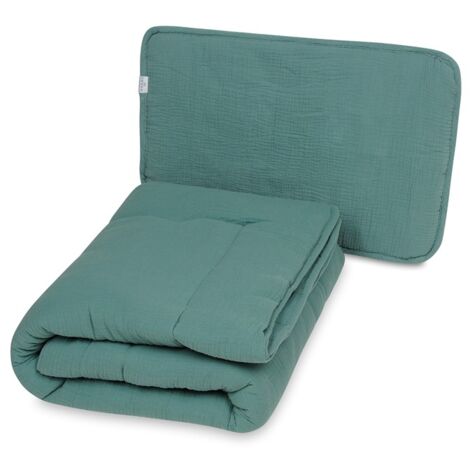 EDREDÓN y ALMOHADA 135x100+MUSELINA 40x60