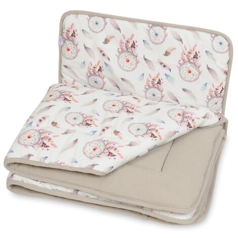 EDREDÓN y ALMOHADA 80x100+30x40 MUSELINA DISEÑO