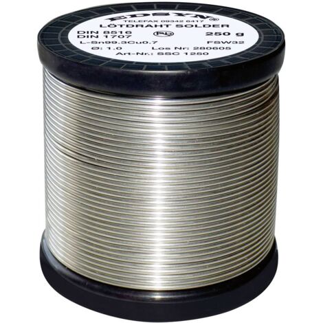 Edsyn SSC1250 stagno senza piombo argento 250 g