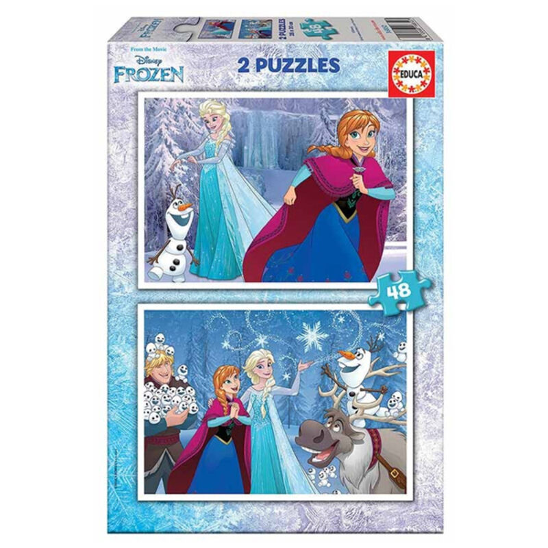 

Puzzle Infantil Frozen (2 x 48 pcs) - Educa