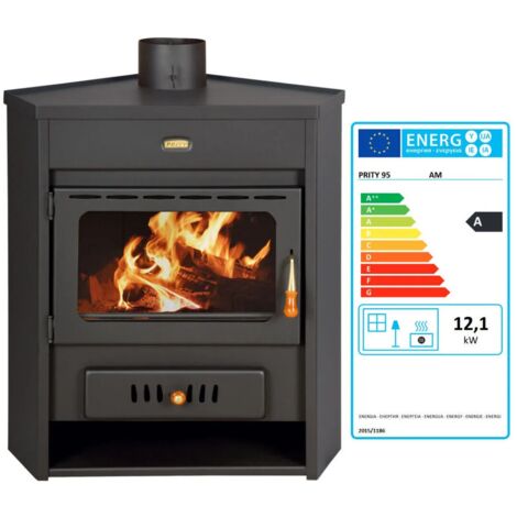 EEK A ECK-Kaminofen Prity AM - 12.1 kW
