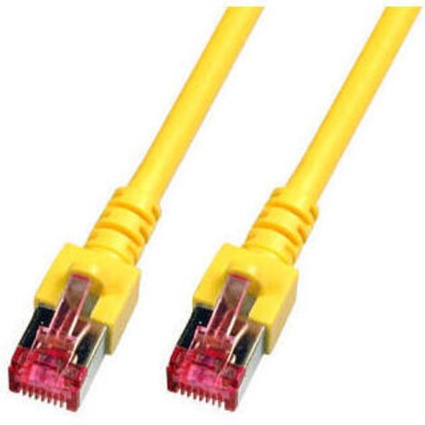 Efb elektronik 1m cat6 s/ftp cable de red amarillo